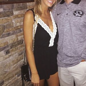 b-SHARP black romper